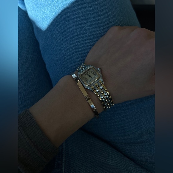 Cartier Panthere 2 tone Watch - Picture 9 of 9